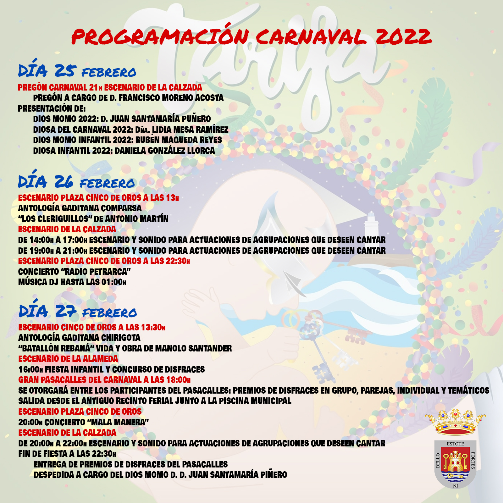 Data do carnaval 2022 calendário 2